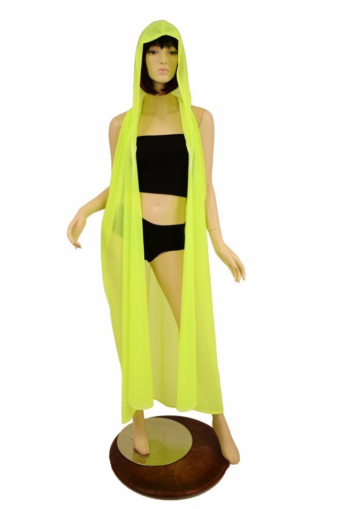 UV Neon Yellow Stretch Mesh