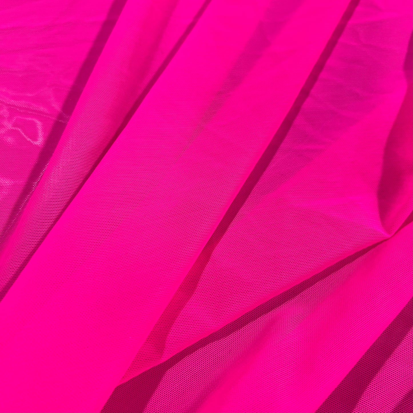 UV Neon Pink Stretch Mesh