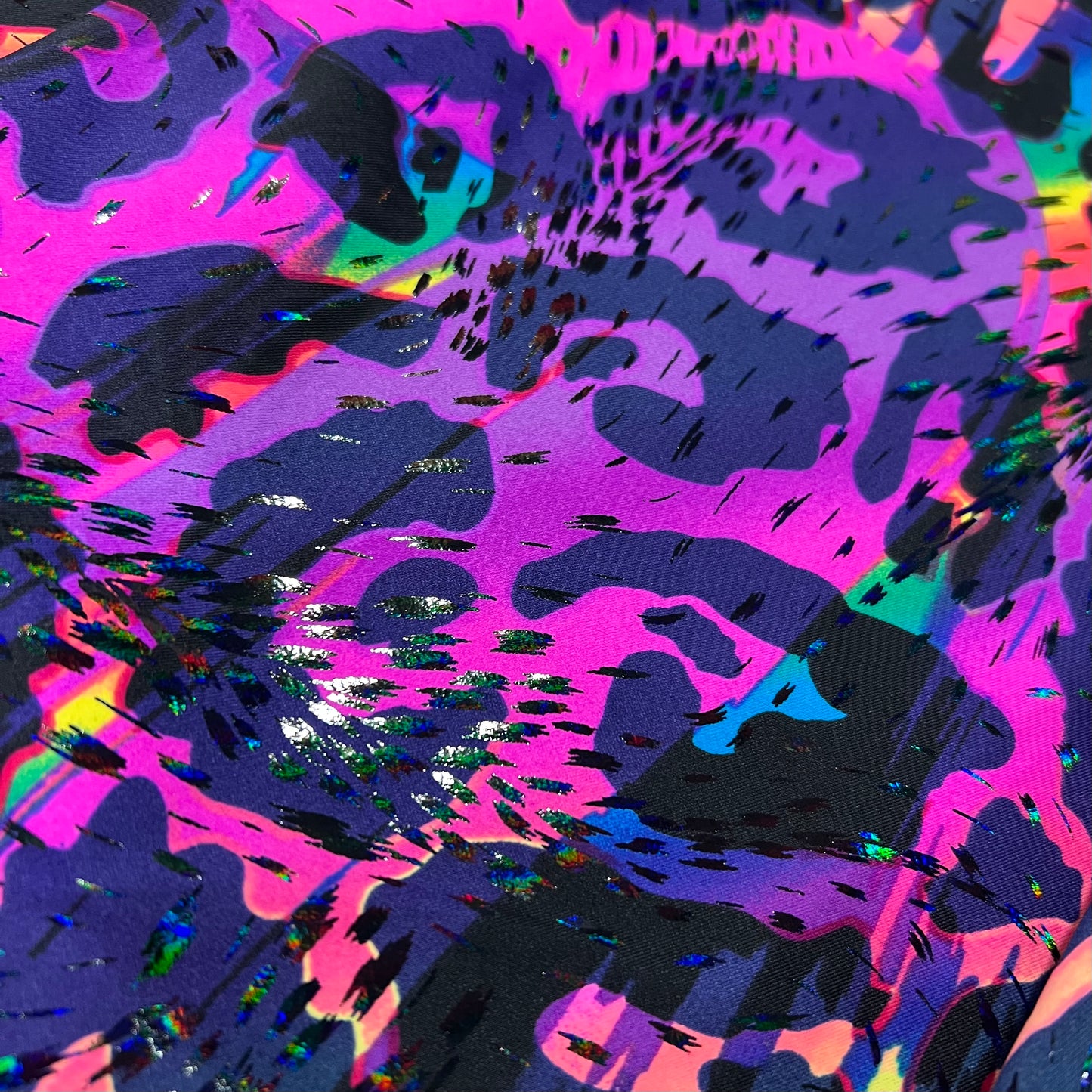 UV Glow Rainbow Leopard