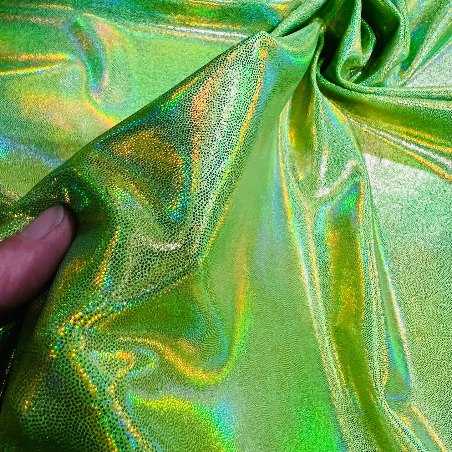 UV Glow Lime Holographic