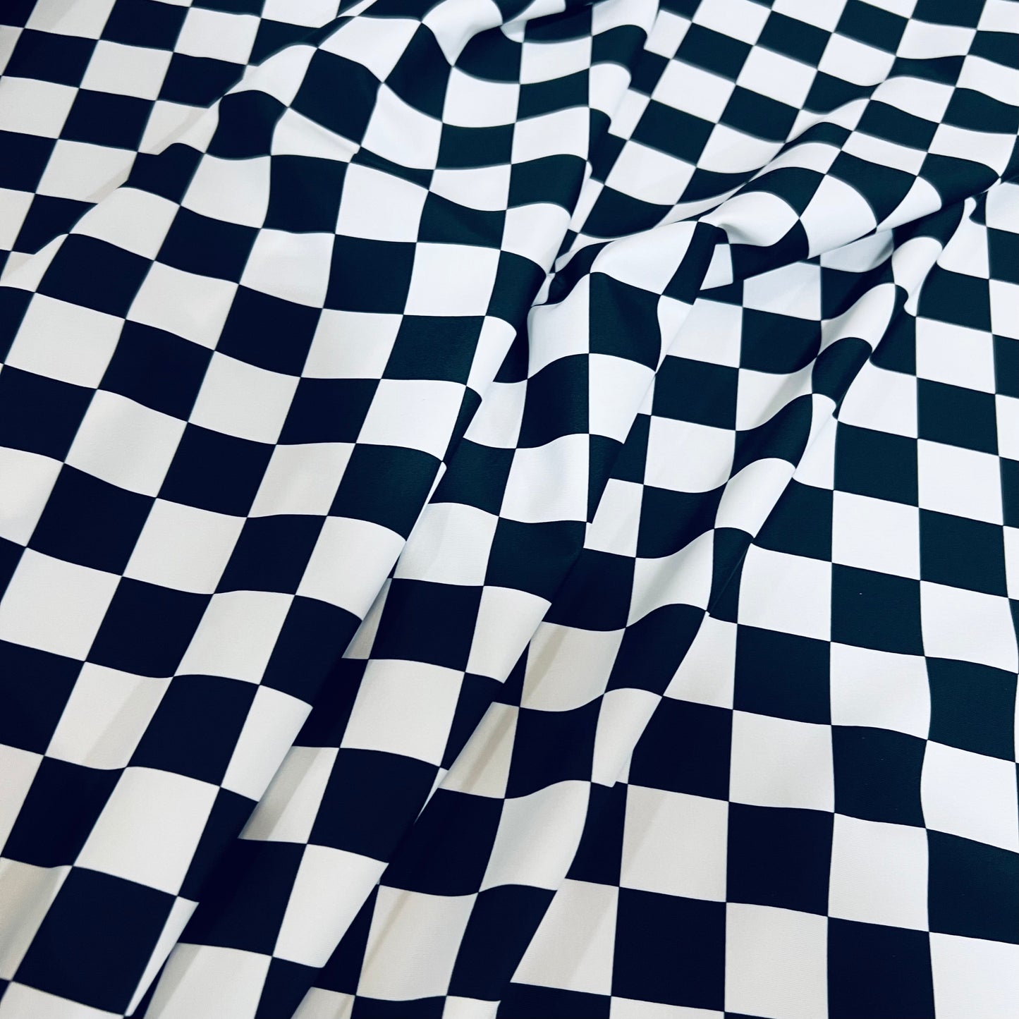 UV Black and White Checkered