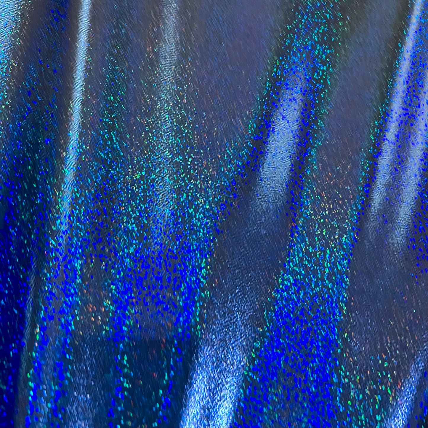 Blue Sparkly Jewel Holographic