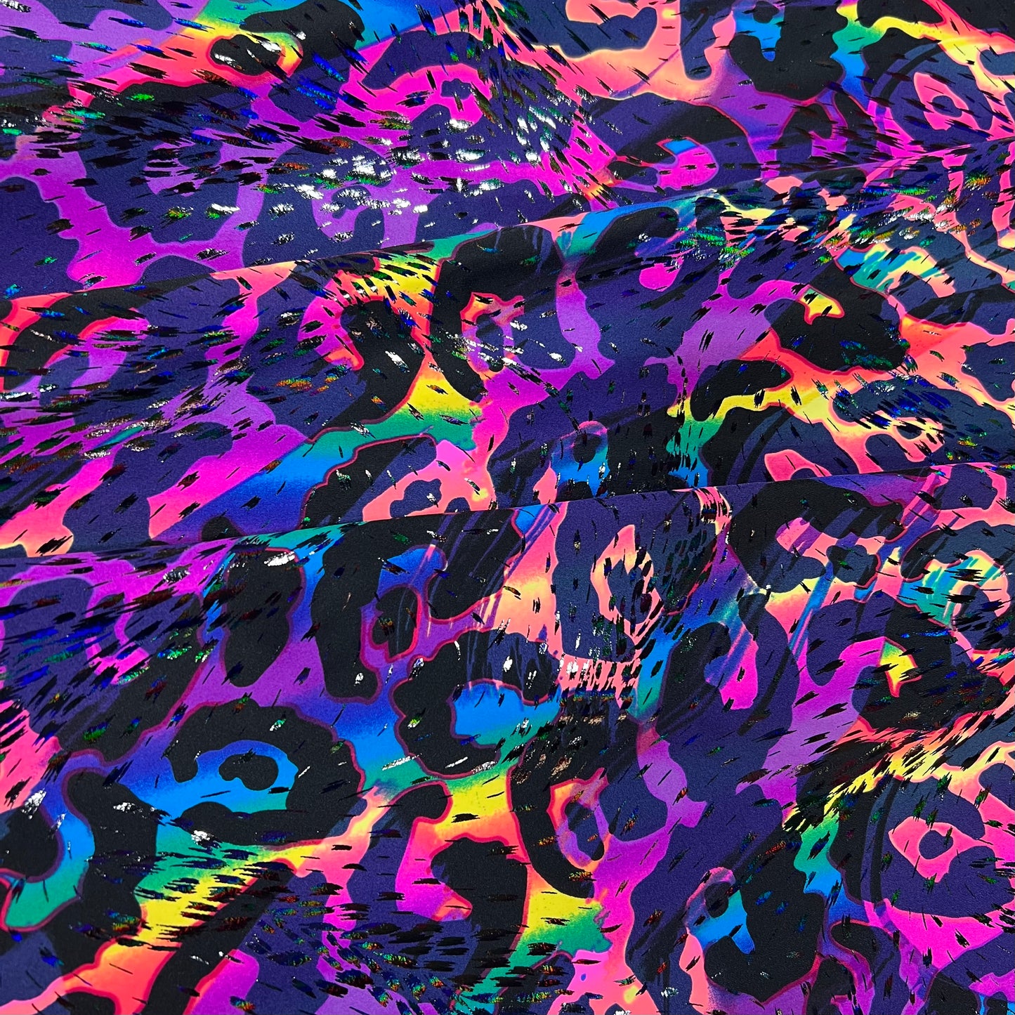 UV Glow Rainbow Leopard