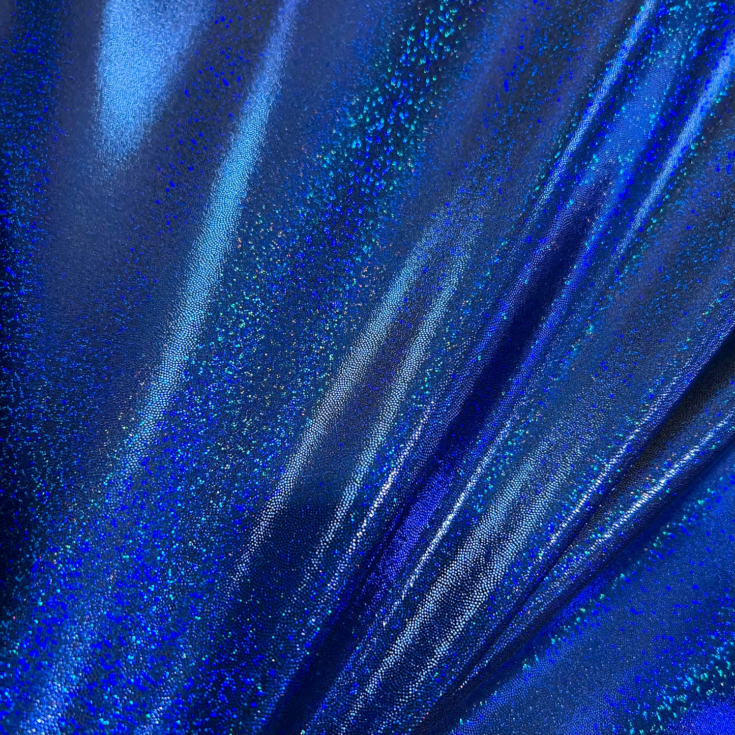 Blue Sparkly Jewel Holographic