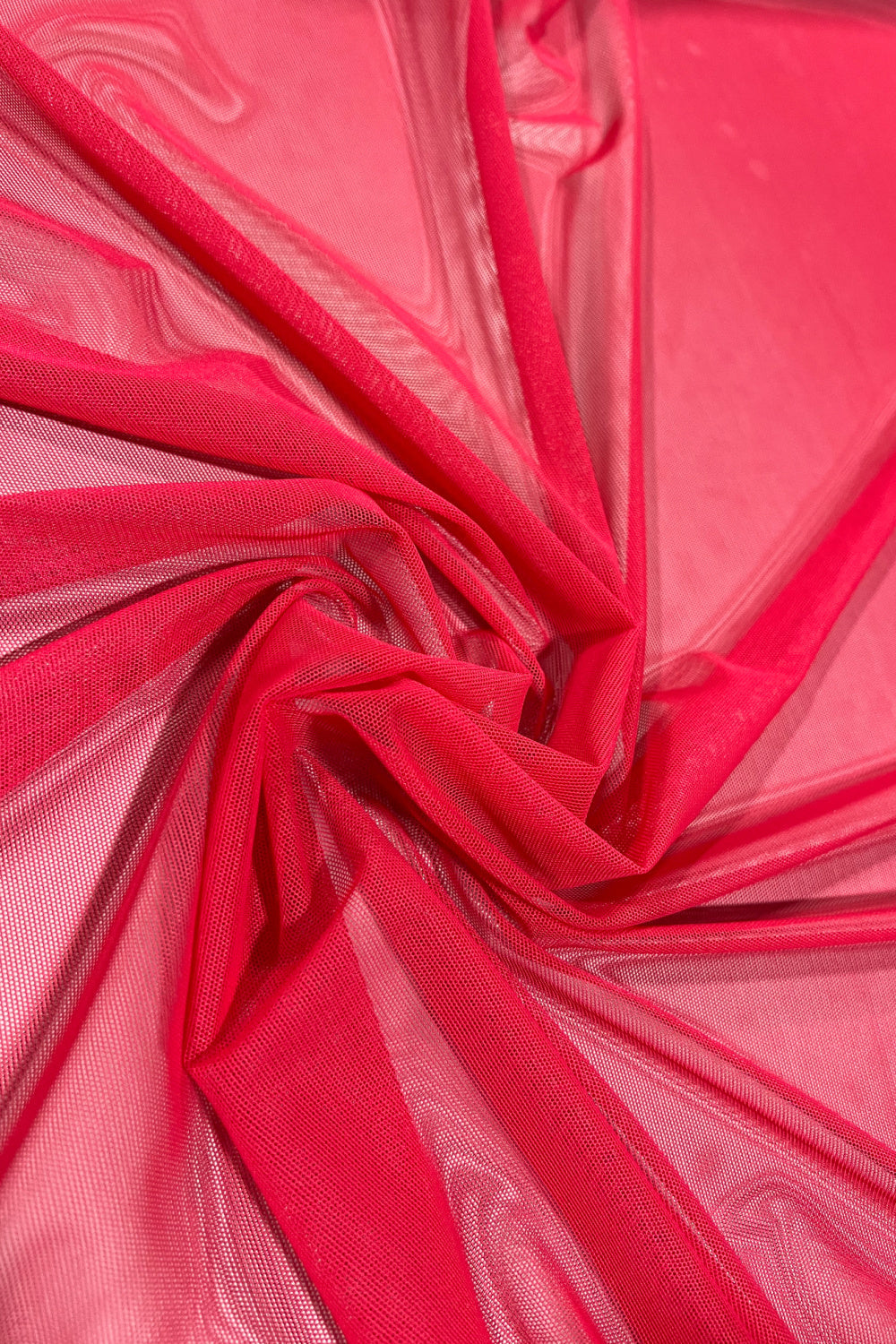 Cherry Stretch Mesh