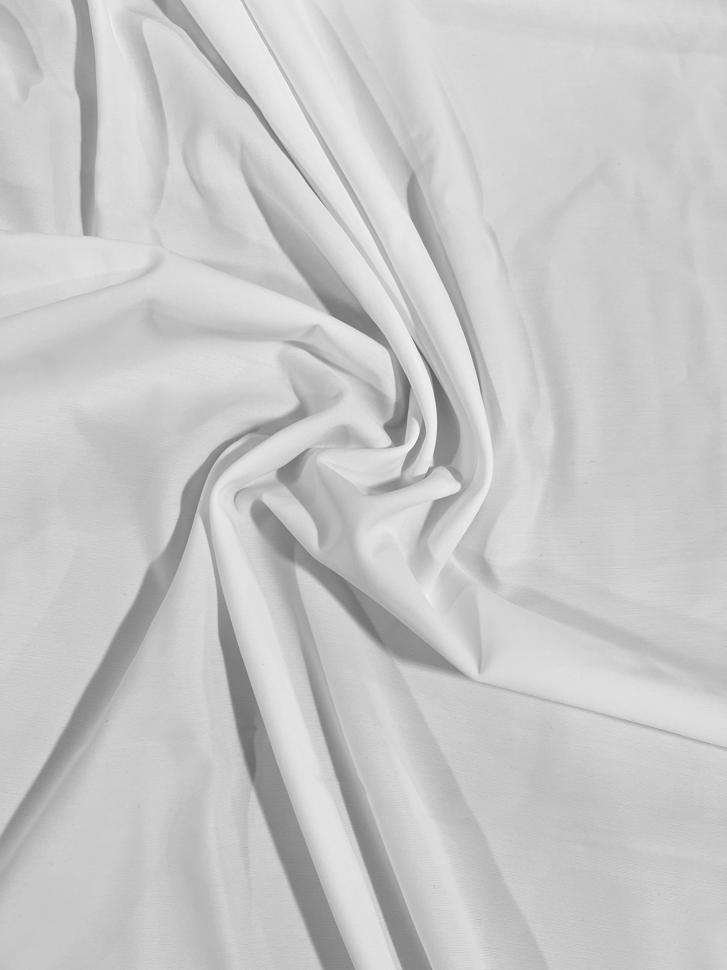 Smooth and Sleek White Spandex