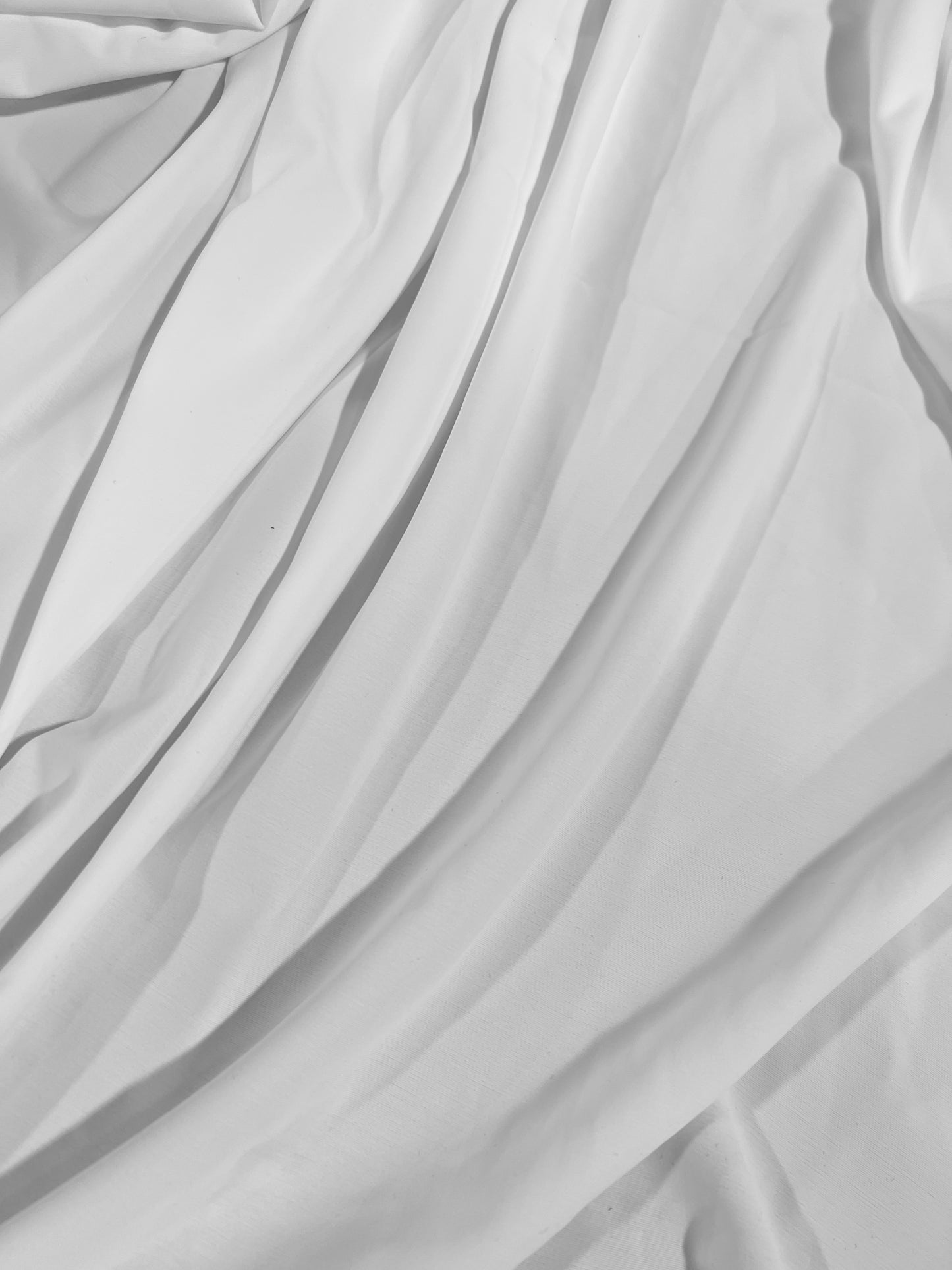 Smooth and Sleek White Spandex