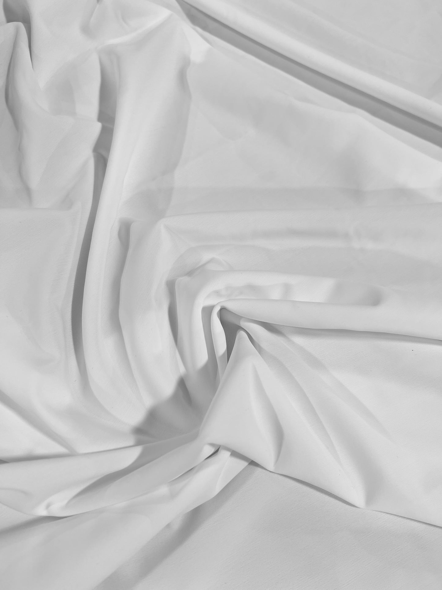 Smooth and Sleek White Spandex