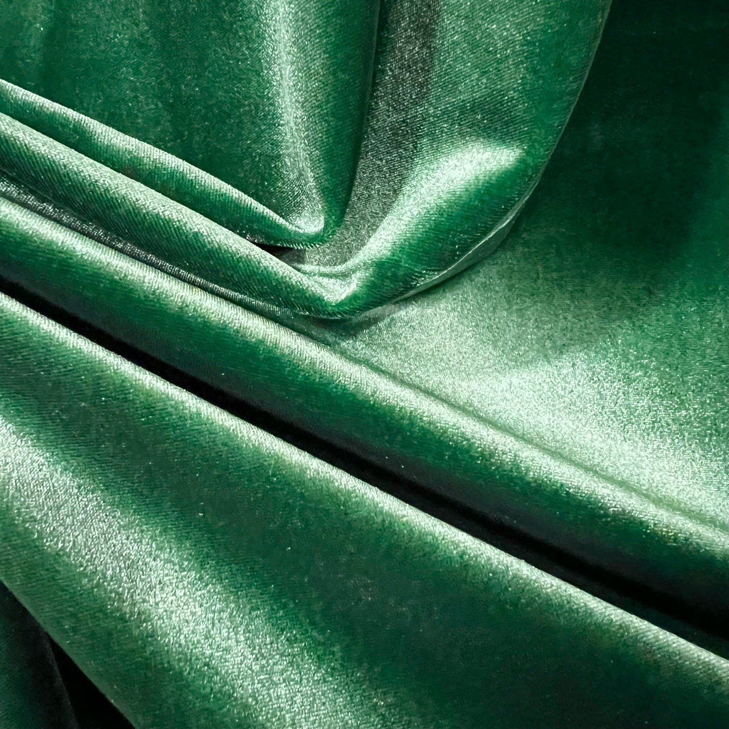 Green Stretch Velvet