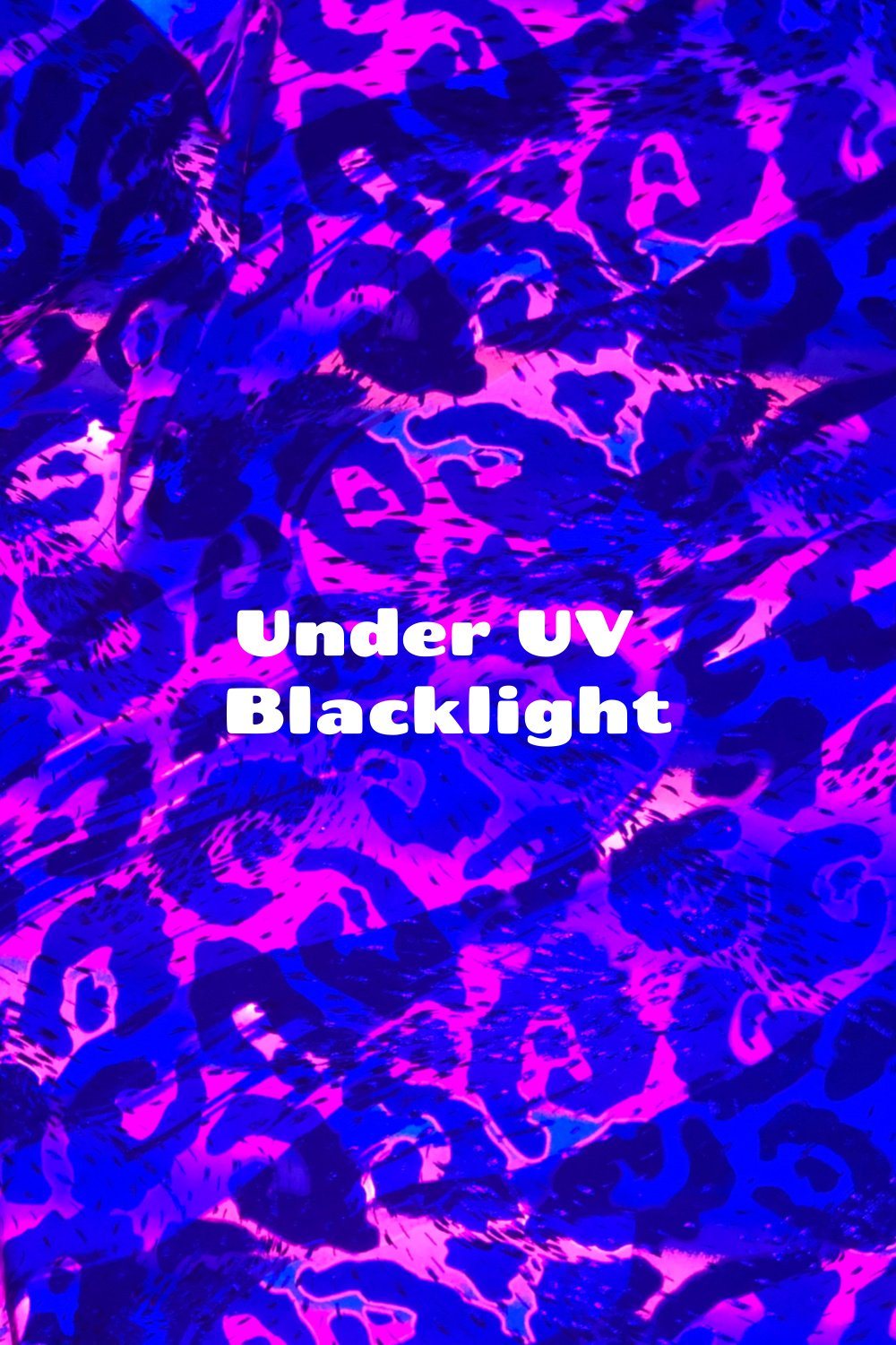 UV Glow Rainbow Leopard
