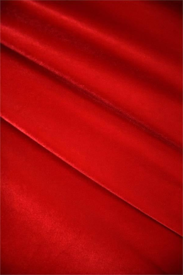 Red Stretch Velvet