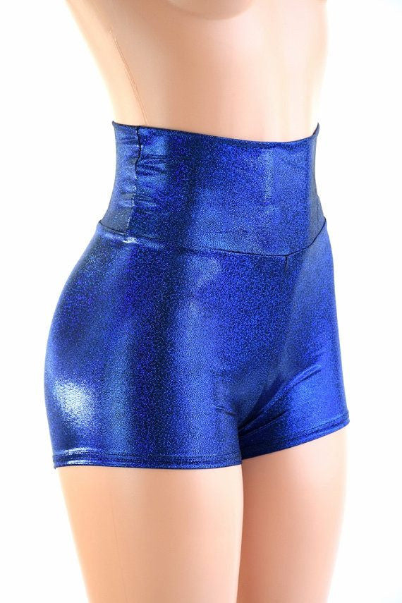 Blue Sparkly Jewel Holographic