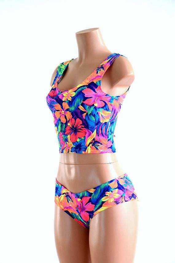 UV Glow Tahitian Floral