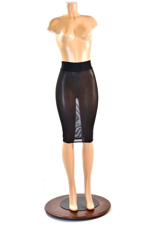 Black Stretch Mesh