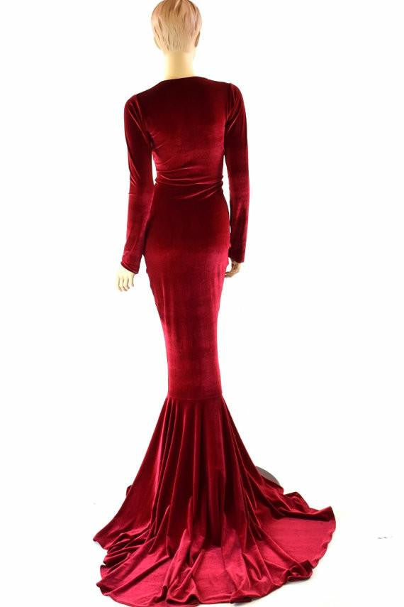 Red Stretch Velvet
