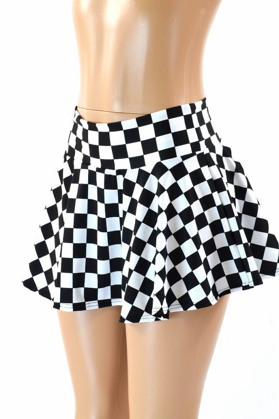 UV Black and White Checkered