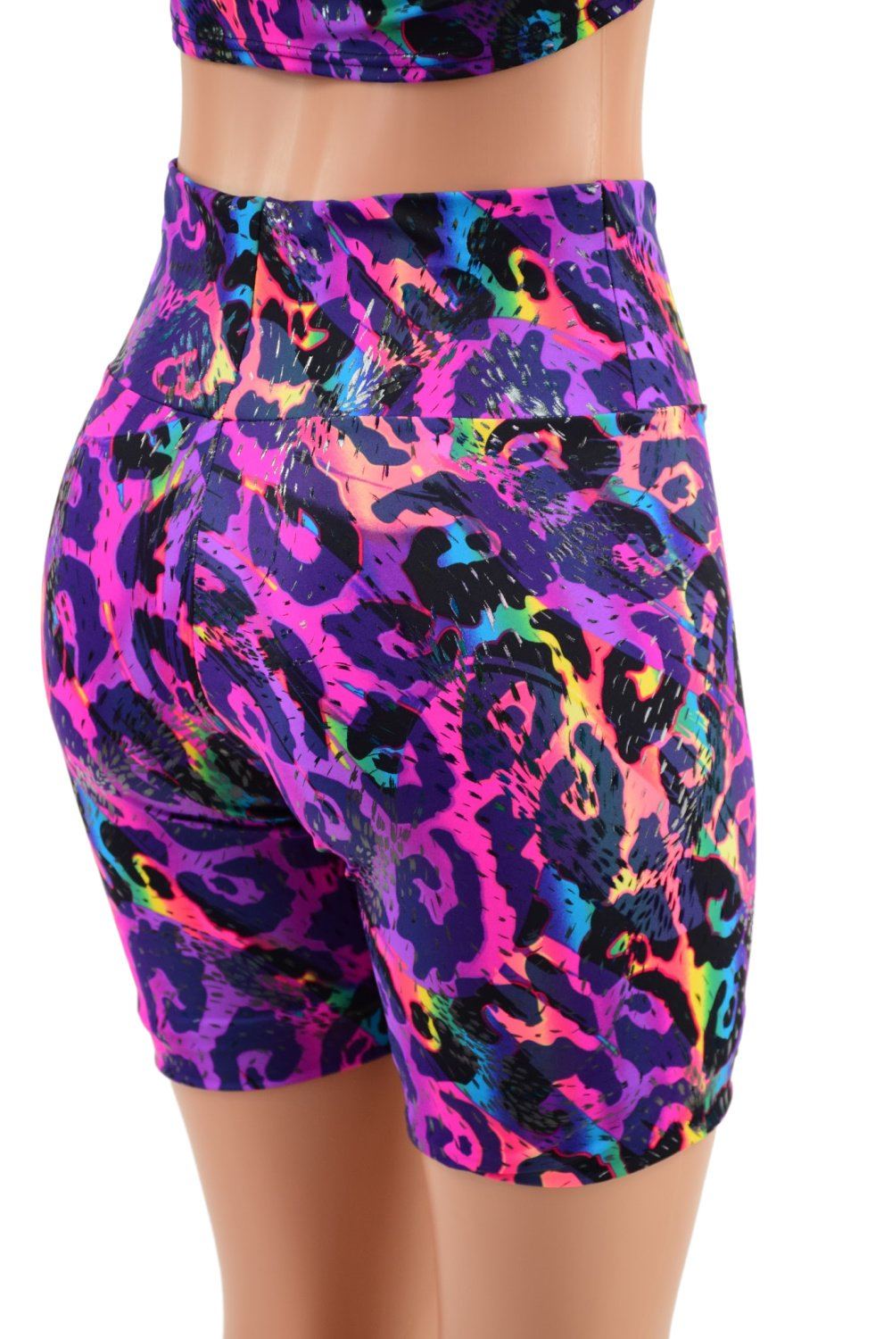 UV Glow Rainbow Leopard