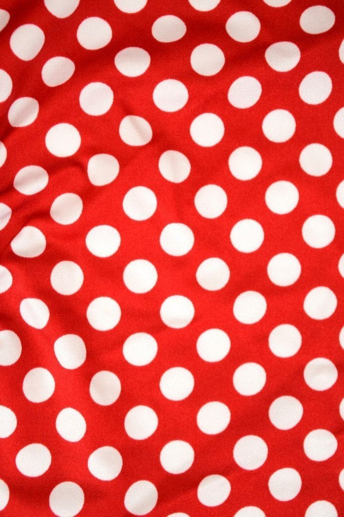 Red and White Polka Dot