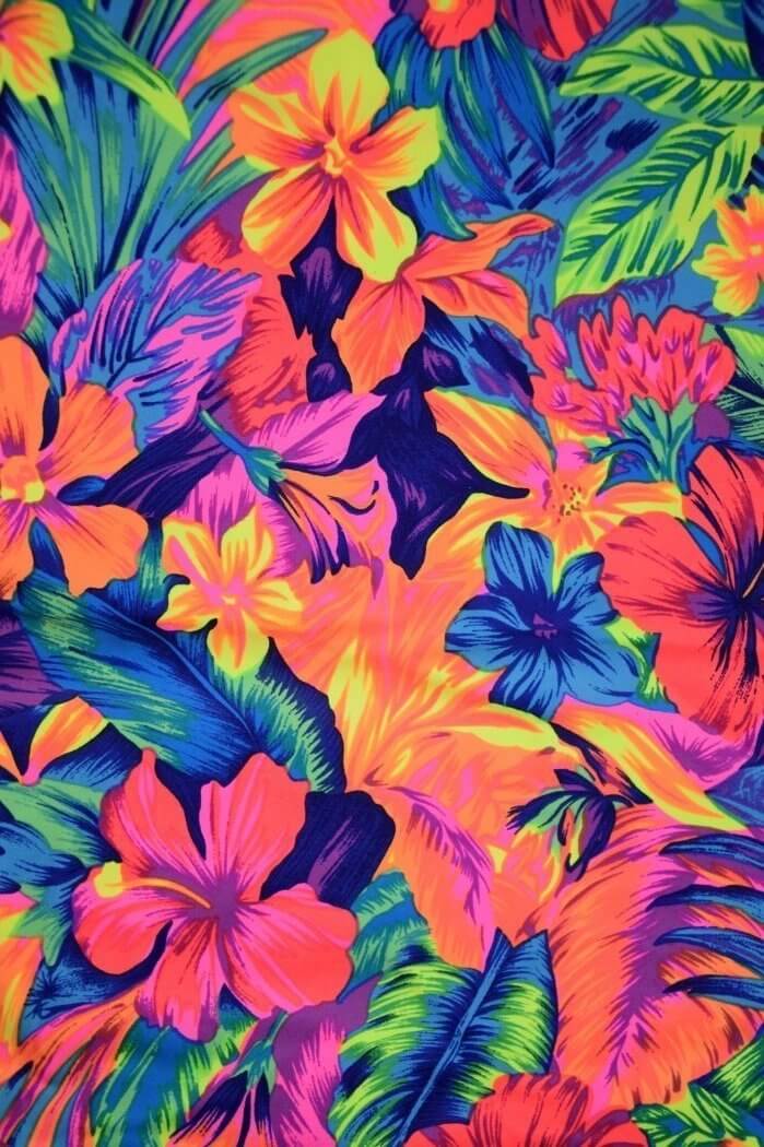 UV Glow Tahitian Floral