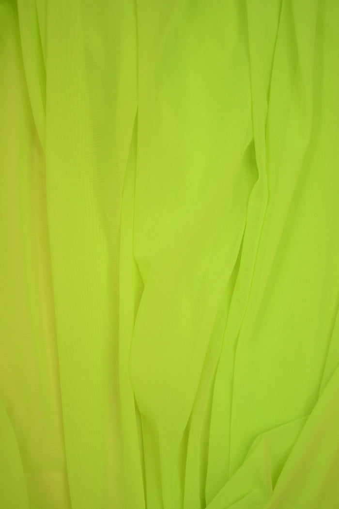 UV Neon Yellow Stretch Mesh