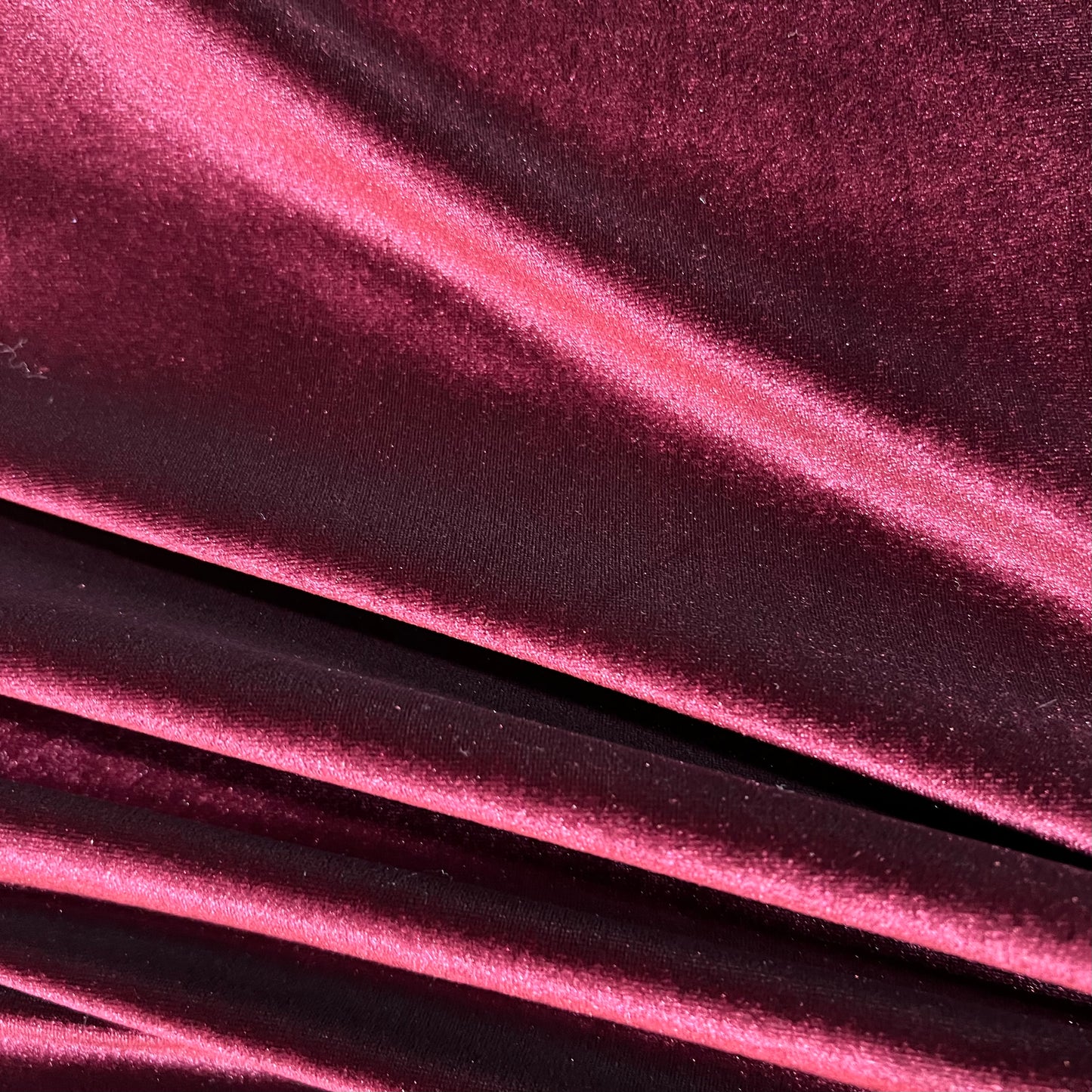 Burgundy Stretch Velvet