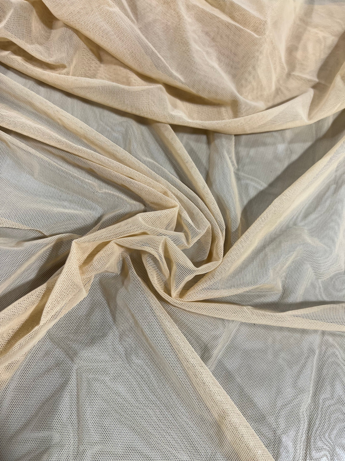 Stretchy Mesh Almond Stretch Mesh – We Love Stretch