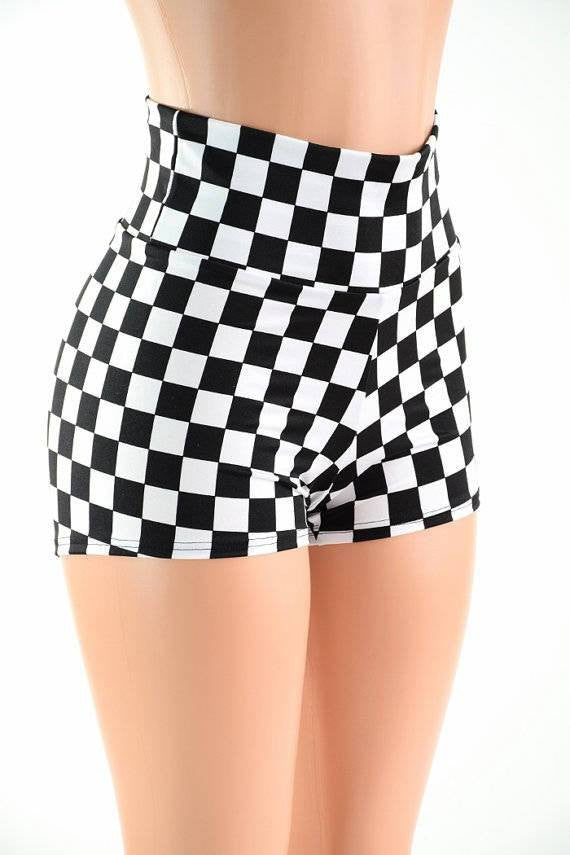 UV Black and White Checkered